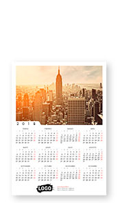 Calendarios personalizados de pared 21x30 cm simple